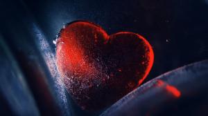 Frozen Red Heart wallpaper thumb