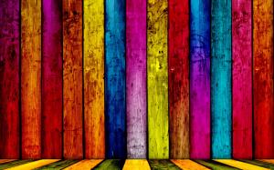 Colorful Colors Wooden wallpaper thumb