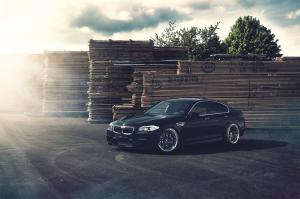 BMW M5 F10 Black Car wallpaper thumb
