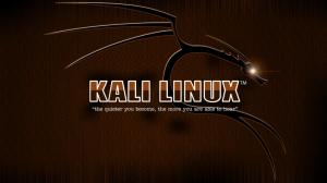 Kali Linux, Brown Background wallpaper thumb