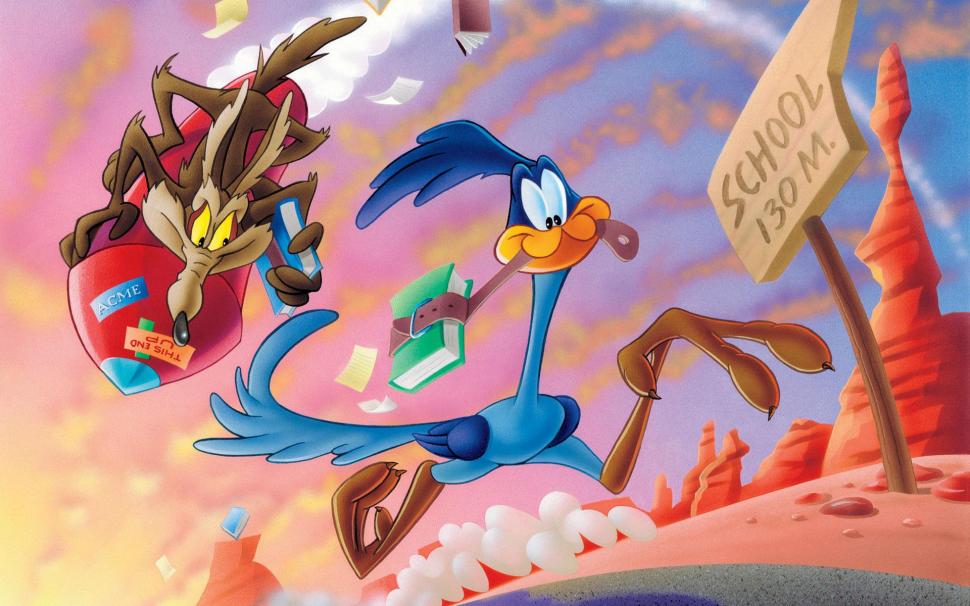 Wile E. Coyote and Road Runner wallpaper,cartoons HD wallpaper,1920x1200 HD wallpaper,looney tunes HD wallpaper,wile e. coyote HD wallpaper,road runner HD wallpaper,1920x1200 wallpaper