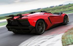 Lamborghini Aventador Concept Motion Blur HD wallpaper thumb