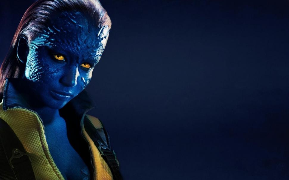 Jennifer Lawrence, yellow eyes, Mystique, X-Men: First ...