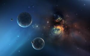 Planets Nebula HD wallpaper thumb