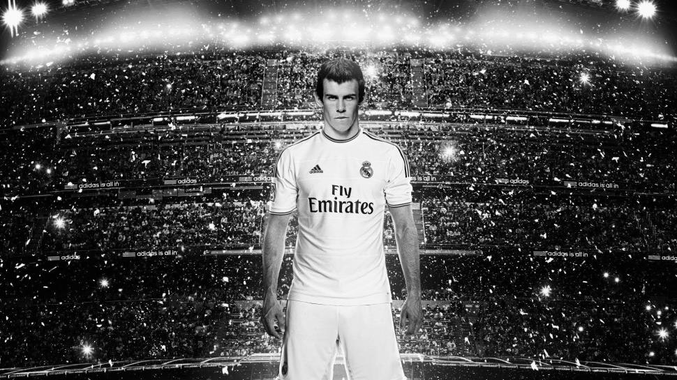 Gareth Bale, Real Madrid, Men, Football Player, Lights wallpaper,gareth bale HD wallpaper,real madrid HD wallpaper,men HD wallpaper,football player HD wallpaper,lights HD wallpaper,1920x1080 wallpaper