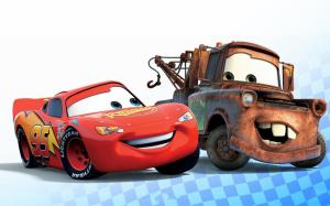 Cars Lightning McQueen and Mater wallpaper thumb