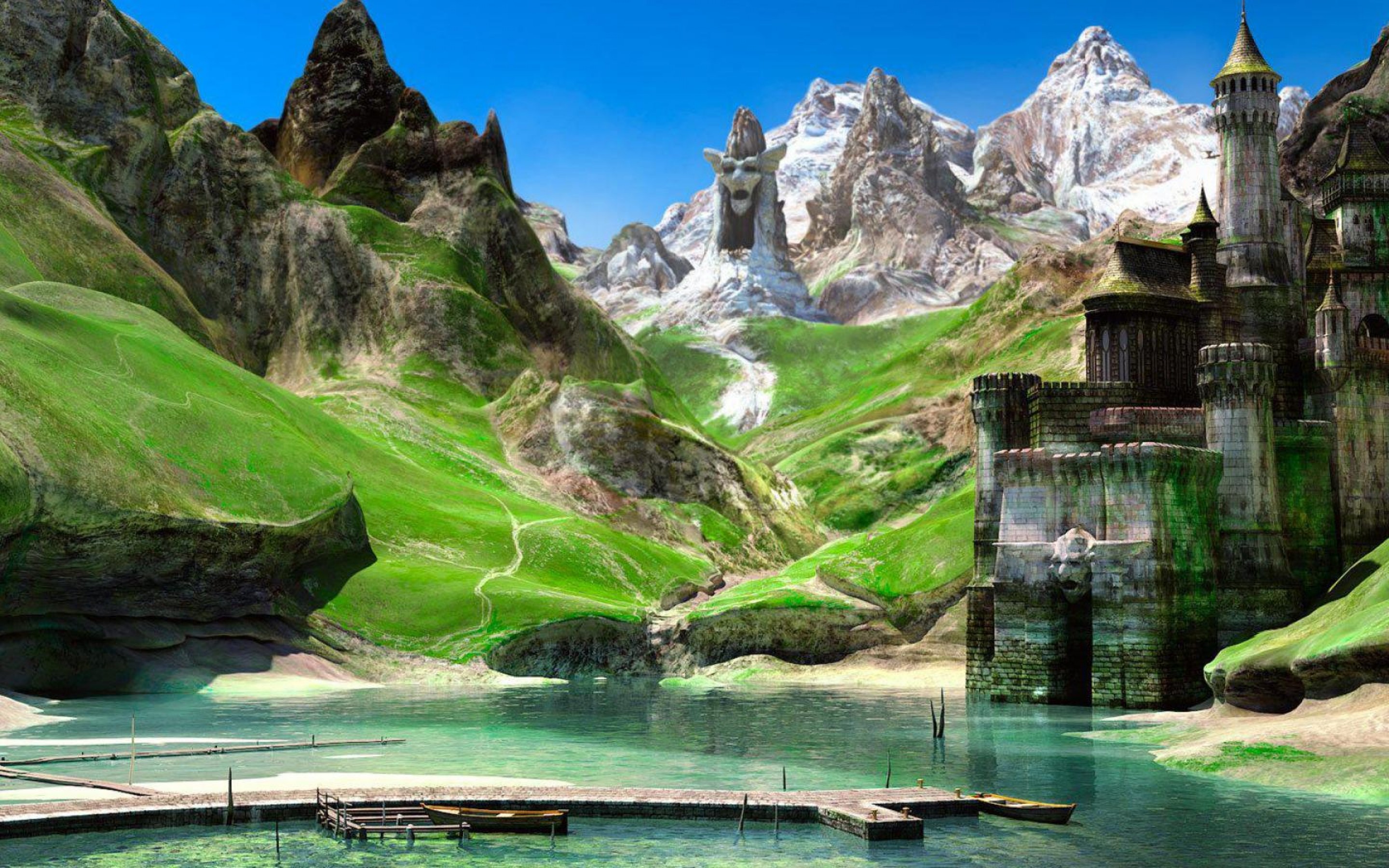 Fantasy Landscape wallpaper | creative and fantasy | Wallpaper Better