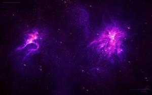 Nebula Stars Space Bokeh 1080p wallpaper thumb