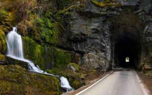 Beautiful Entrance To The Tunnel wallpaper thumb