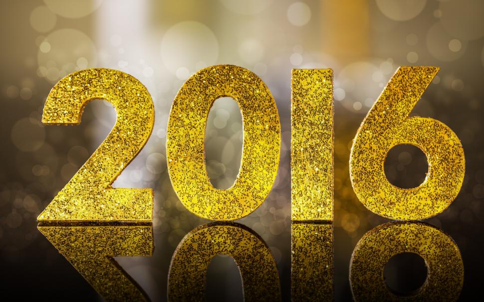 New Year 2016 wallpaper,bokeh HD wallpaper,glitter HD wallpaper,Happy HD wallpaper,New Year HD wallpaper,2016 HD wallpaper,golden HD wallpaper,2880x1800 wallpaper