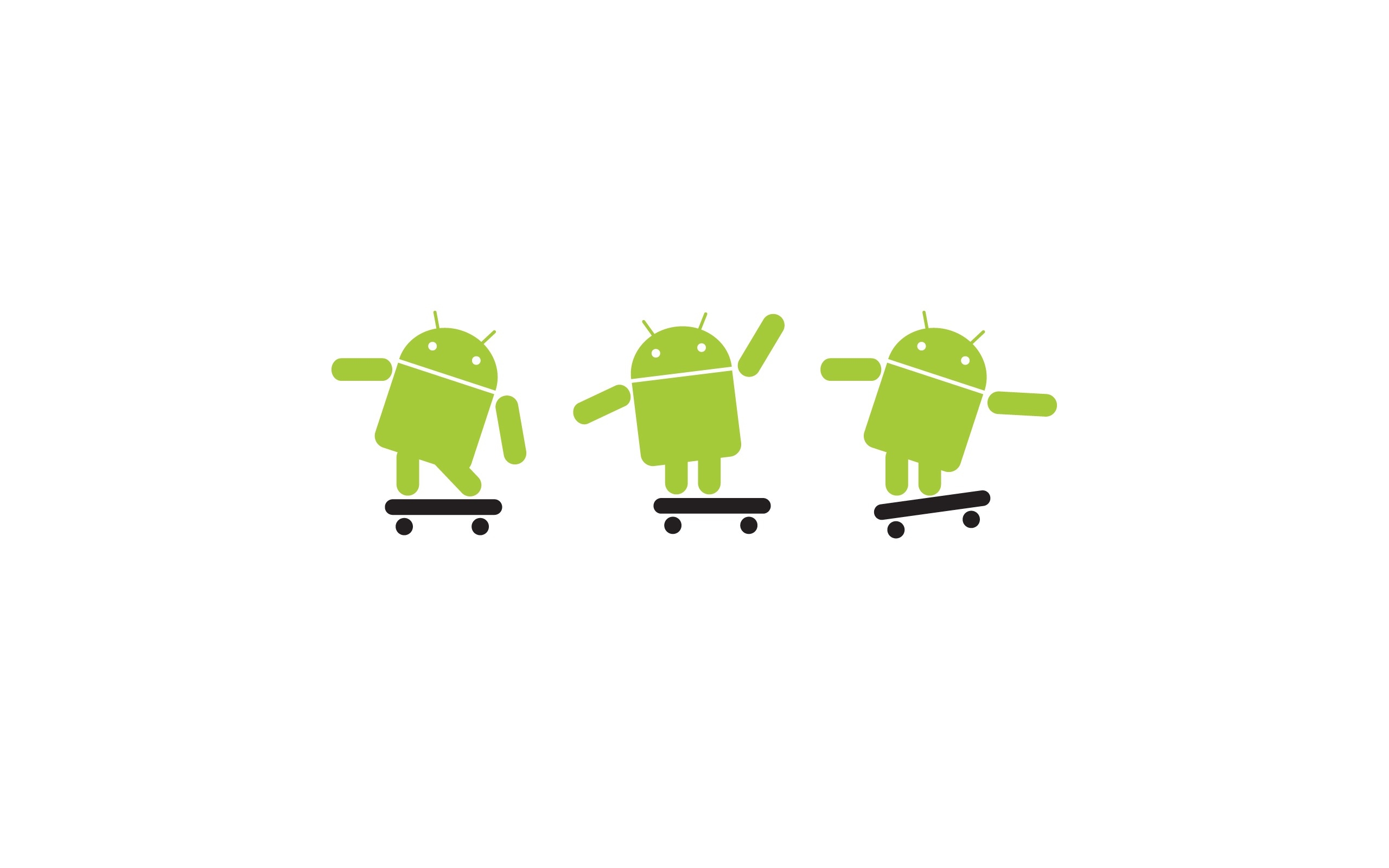 White Android Logo wallpaper | brands and logos | Wallpaper Better