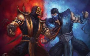 Mortal Kombat Sub-Zero Scorpion Drawing HD wallpaper thumb