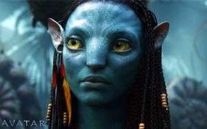 Zoe Saldana As Neytiri in Avatar wallpaper thumb