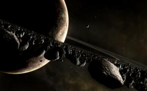 Astroid Saturn Belt HD wallpaper thumb
