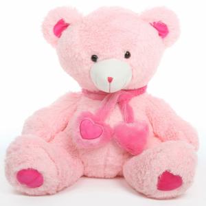 Cute Teddy Bear, Toy, Lovely, Pink wallpaper thumb
