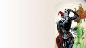 Batman Poison Ivy Catwoman Harley Quinn HD wallpaper thumb