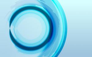 Blue Abstract Circle HD wallpaper thumb