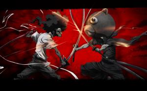 Afro Samurai vs Kuma wallpaper thumb