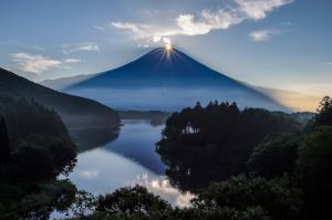 Japan, Fuji volcano wallpaper thumb