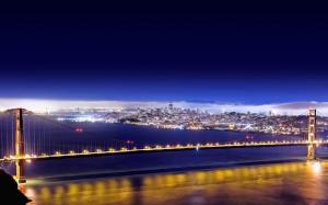 Lights Of The Golden Gate Bridge wallpaper thumb