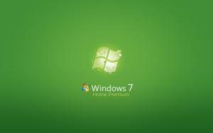 Windows 7 Home Premium Green wallpaper thumb