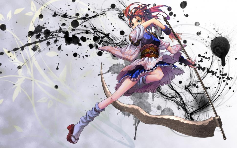 Anime, Anime Girl, Weapon wallpaper,anime wallpaper,anime girl wallpaper,weapon wallpaper,1440x900 wallpaper