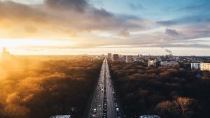 Germany, cityscape, forest, road, berlin wallpaper thumb