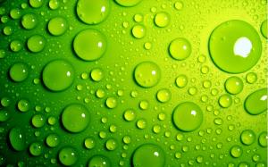 Green Bubbles HD wallpaper thumb