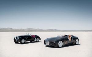 BMW 328 Hommage Old and New wallpaper thumb