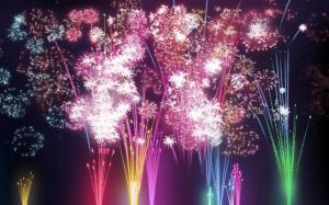 New Year Fireworks HD wallpaper thumb