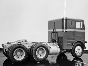 1954 White Freightliner Wf8164t Semi Tractor Retro High Resolution wallpaper thumb