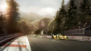 Race Car Race Track Landscape HD wallpaper thumb