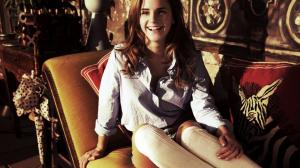 Emma Watson, Actress, Smiling, Woman, Sitting wallpaper thumb