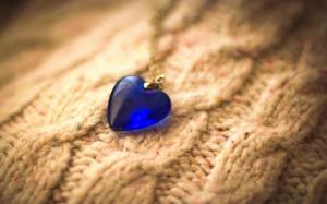 Blue Heart Love wallpaper thumb