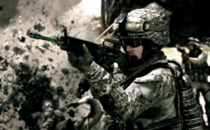 Battlefield 3 soldiers on the battlefield wallpaper thumb