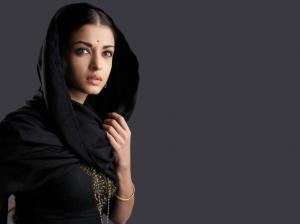 Aishwarya Rai BollyWood, Celebrities, Star, Woman, Long Hair, Blue Eyes, Photography, Dark Background wallpaper thumb
