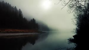 Fog rising from the water wallpaper thumb