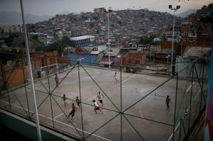 City, Street, Footballs, Favela wallpaper thumb
