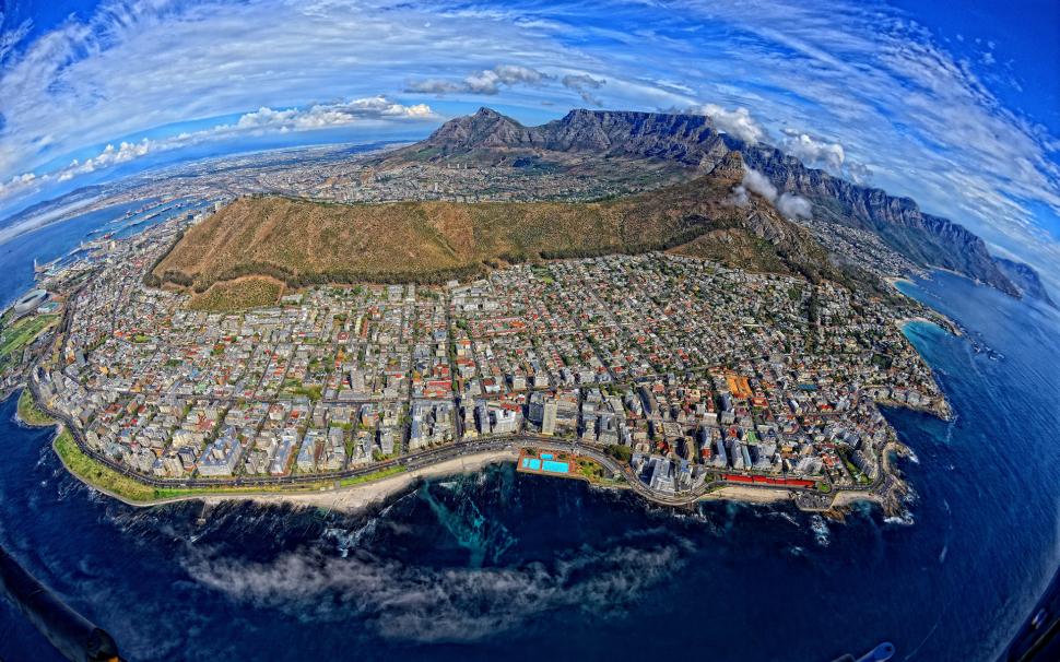 Cape Town South Africa Buildings Mountains Aerial Coast HD wallpaper,nature HD wallpaper,mountains HD wallpaper,buildings HD wallpaper,coast HD wallpaper,aerial HD wallpaper,town HD wallpaper,africa HD wallpaper,south HD wallpaper,cape HD wallpaper,1920x1200 wallpaper