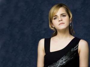 Emma Watson in Black Top Beautiful HD HD wallpaper thumb