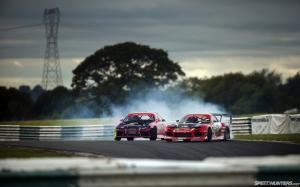 Mazda RX-7 Drift Smoke Nissan Silvia HD wallpaper thumb