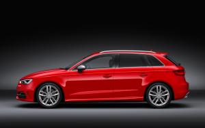 Audi RS3, Red Car, Side View wallpaper thumb