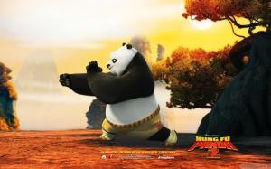 Po in Kung Fu Panda 2 wallpaper thumb
