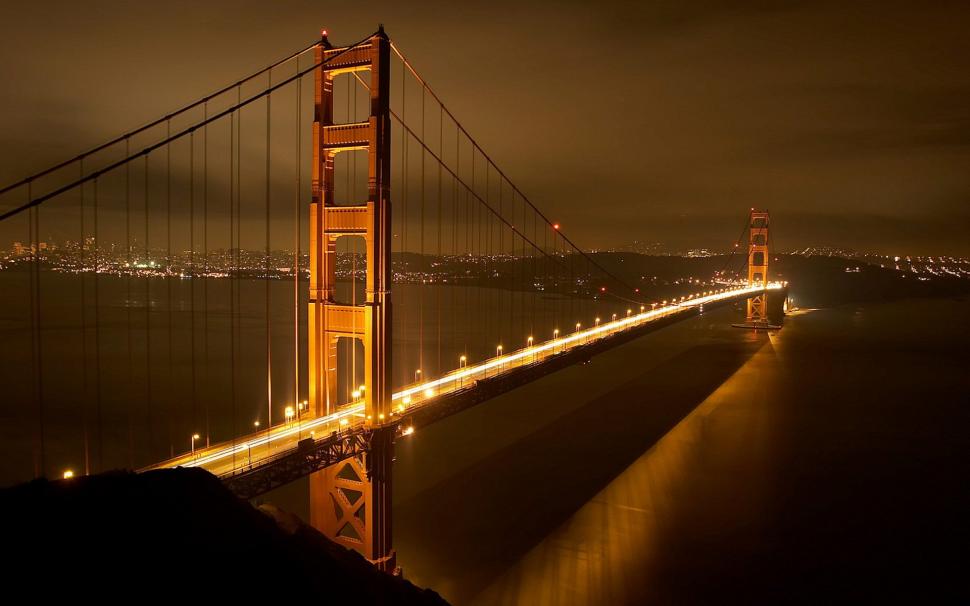 Golden Gate Bridge Nights HD wallpaper,bridge HD wallpaper,world HD wallpaper,travel HD wallpaper,travel & world HD wallpaper,golden HD wallpaper,gate HD wallpaper,nights HD wallpaper,1920x1200 wallpaper