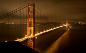 Golden Gate Bridge Nights HD wallpaper thumb