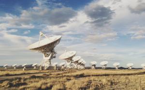 Radio Telescope array, New Mexico, United States wallpaper thumb