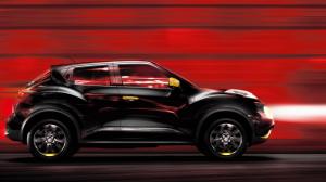 Nissan Juke black car speed wallpaper thumb