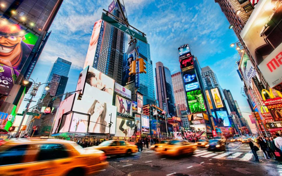 Times Square New York wallpaper,square HD wallpaper,york HD wallpaper,times HD wallpaper,travel & world HD wallpaper,2560x1600 wallpaper