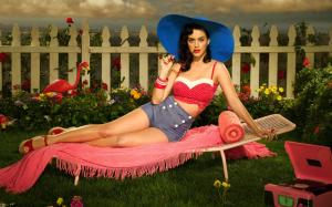 Katy Perry on The Chair wallpaper thumb
