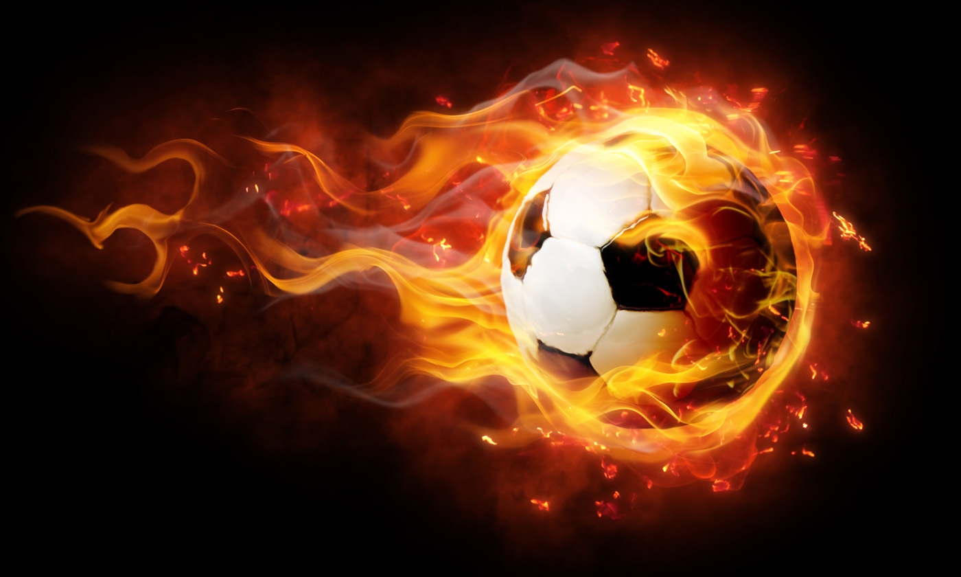 Fire Soccer Ball Live wallpaper | 3d